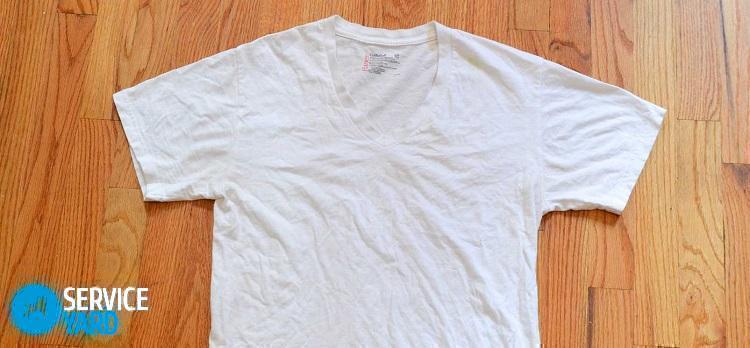 Почему появляются желтые пятна на одежде