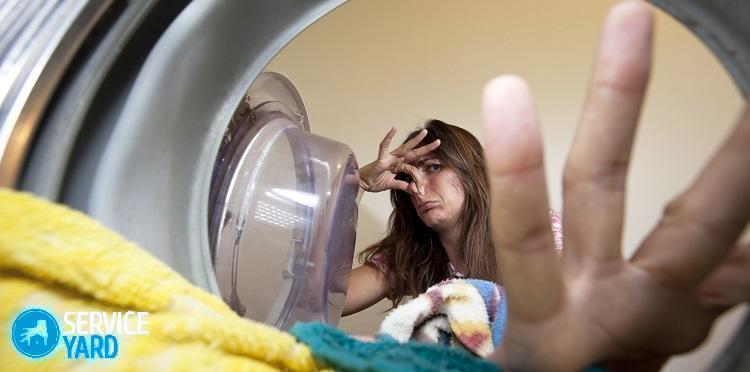 Почему при стирке стиральной машиной был запах горелого?