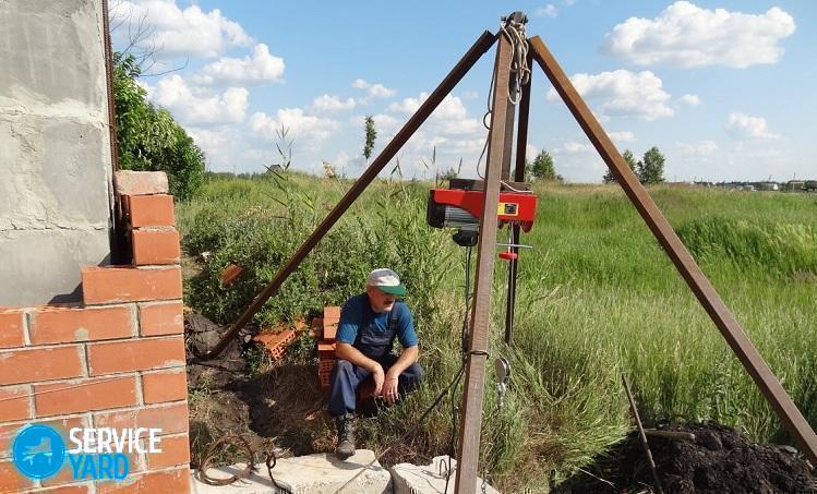 Подъемный кран своими руками