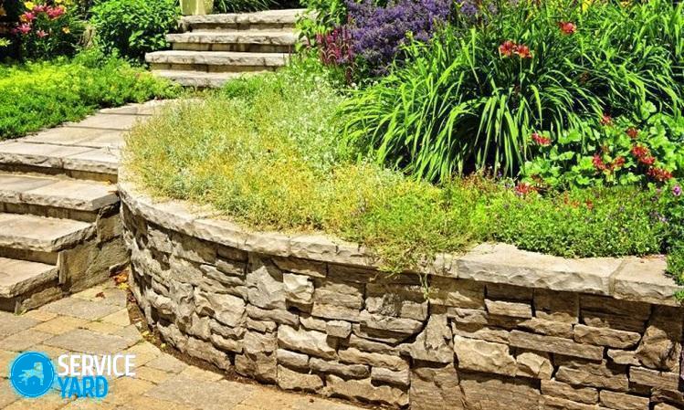 Подпорная стенка своими руками