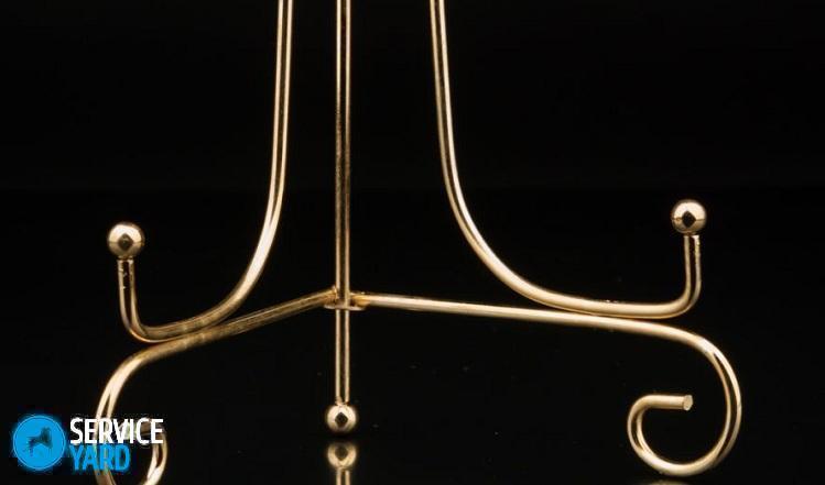 Подставка под декоративную тарелку своими руками