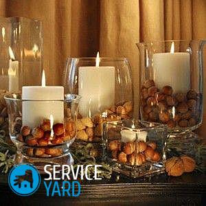 Подсвечники из бокалов своими руками