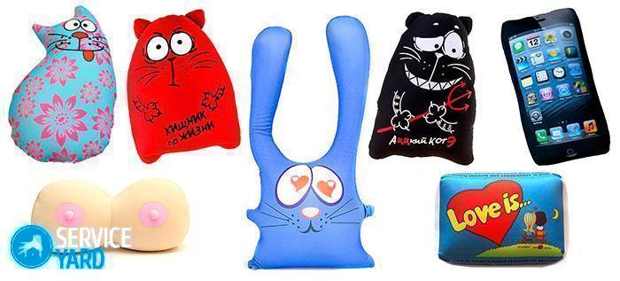 Подушка-антистресс с шариками внутри