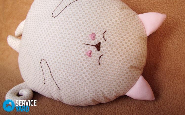 Подушка-кот своими руками — выкройки