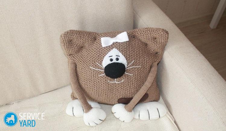 Подушка-кот своими руками — выкройки
