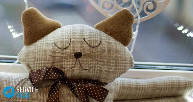 Подушка-кот своими руками — выкройки