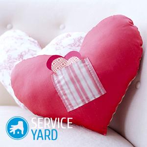 Подушка-сердце своими руками — выкройка