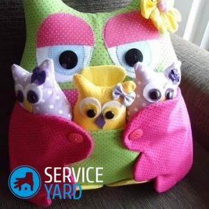 Подушка-сова своими руками выкройка