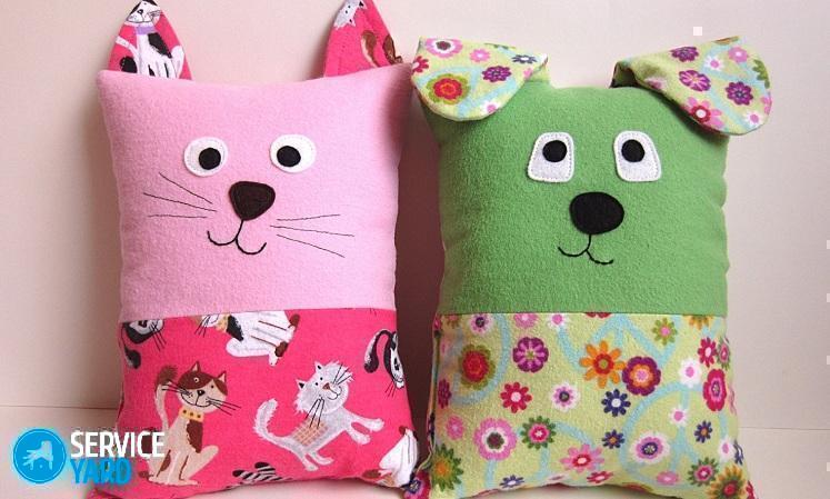 Подушки-игрушки своими руками