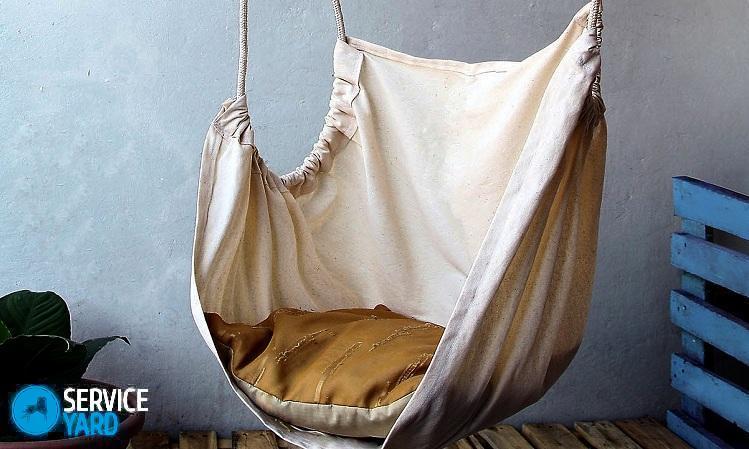 Подвесное кресло своими руками