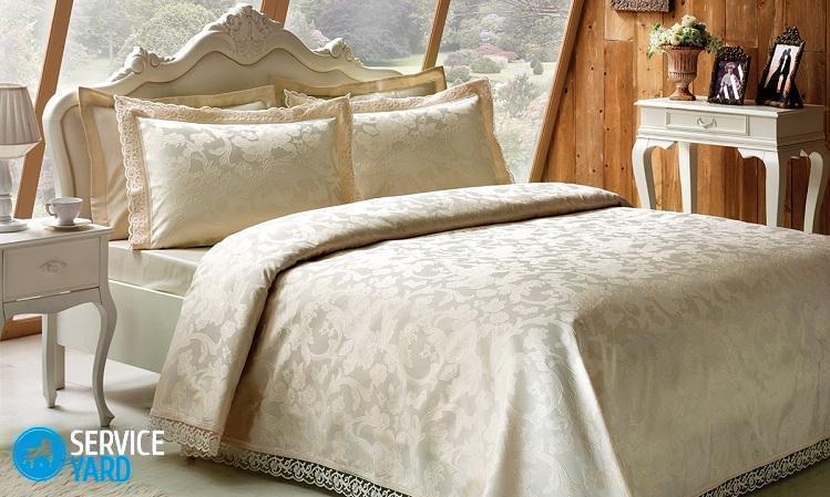 Покрывало на кровать своими руками