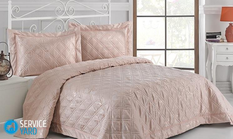 Покрывало на кровать своими руками