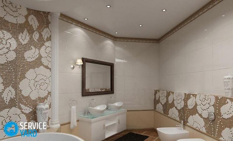 Потолок в ванной своими руками