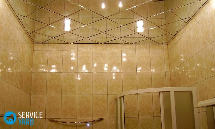 Потолок в ванной своими руками