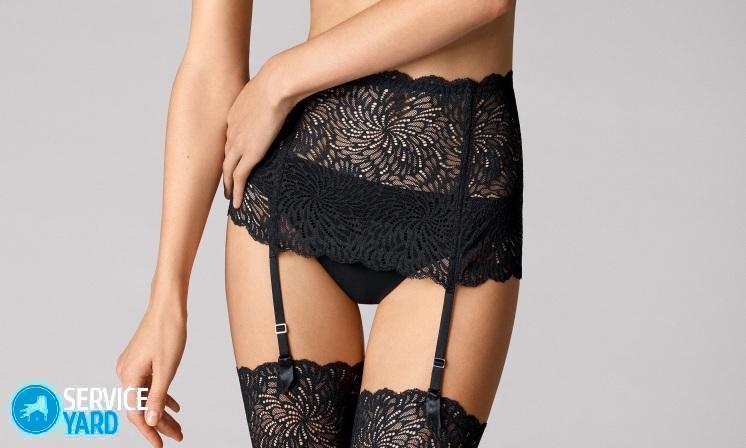 Пояс для чулок своими руками