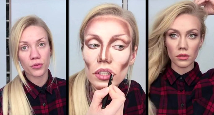 Правильний контуринг особи: фото крок за кроком + відео