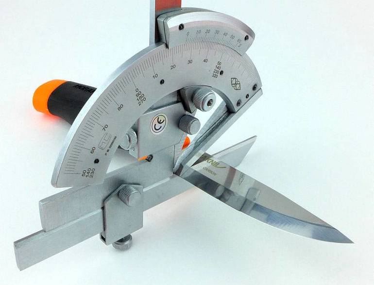 Правильный угол заточки кухонного ножа