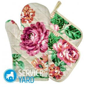 Прихватки своими руками из ткани с выкройками