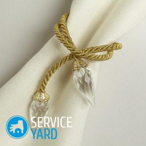 Прихваты для штор своими руками