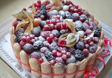 Прикраса тортів ягодами і фруктами: Фото, Відео