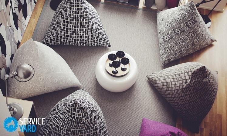 Пуфик-мешок своими руками