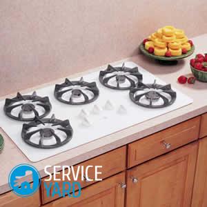 Размеры газовых варочных панелей