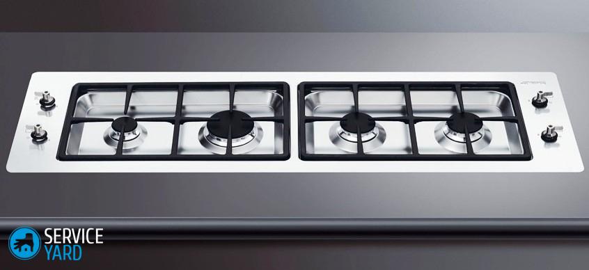 Размеры газовых варочных панелей
