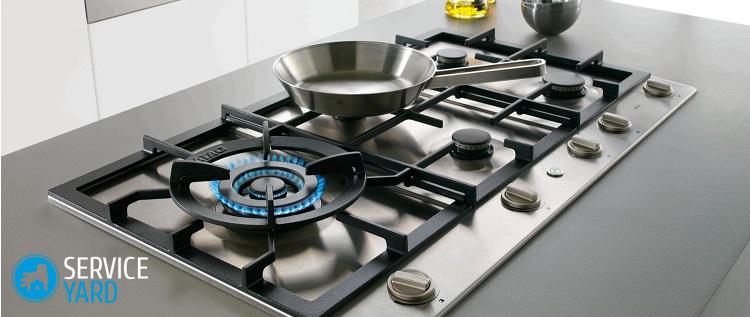 Размеры газовых варочных панелей