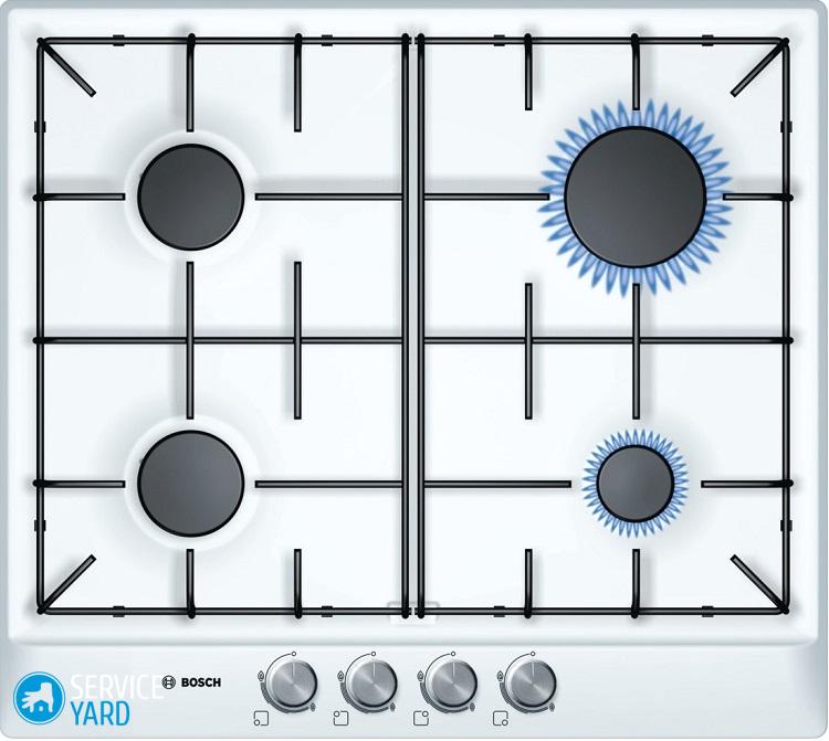 Размеры газовых варочных панелей