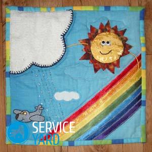 Развивающий коврик своими руками