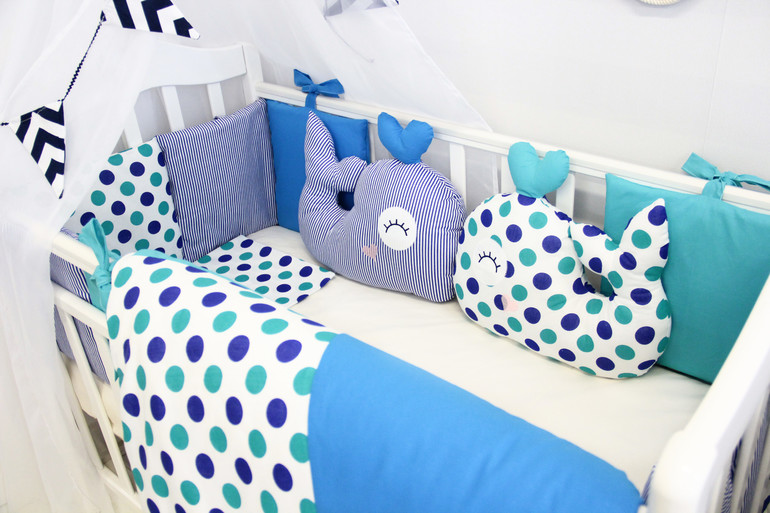 Рекомендации, как пошить и собрать бортики в детскую кроватку