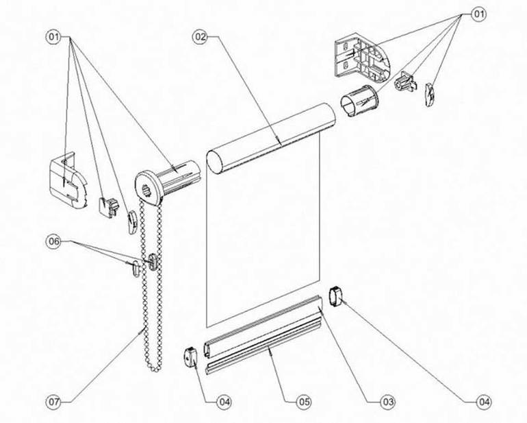 Рекомендации, как собирать рулонные шторы на окна правильно Рекомендации, как собирать рулонные шторы на окна правильно