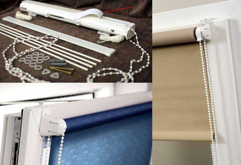 Рекомендации, как собирать рулонные шторы на окна правильно Рекомендации, как собирать рулонные шторы на окна правильно