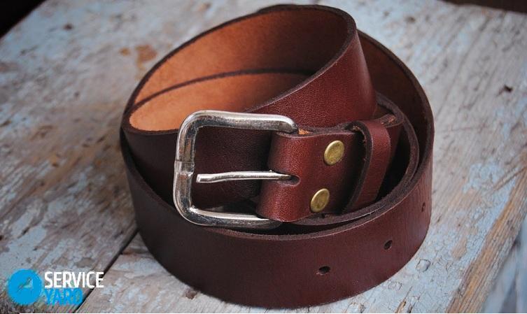 Ремень из кожи своими руками