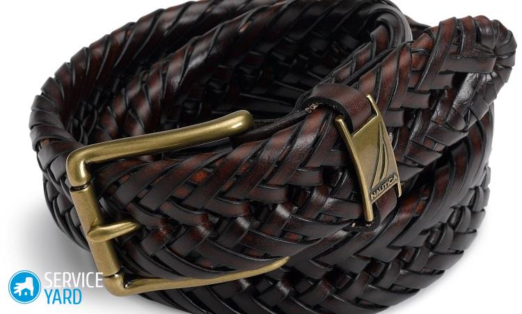 Ремень из кожи своими руками