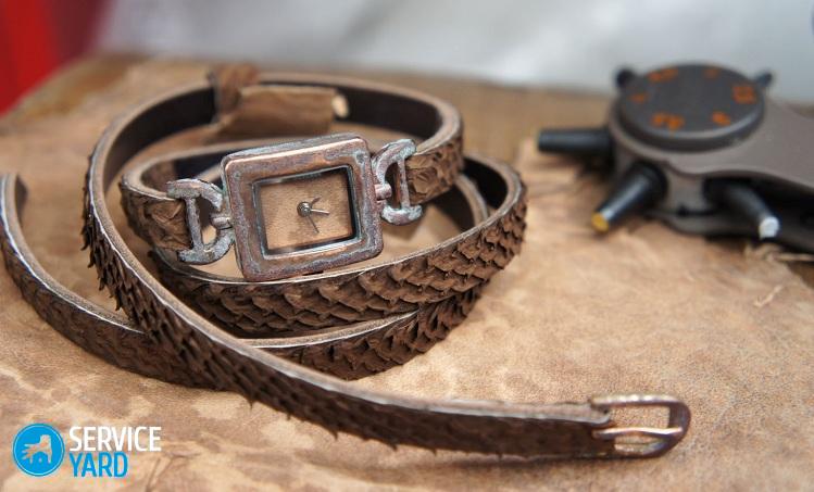 Ремешок для часов своими руками из кожи