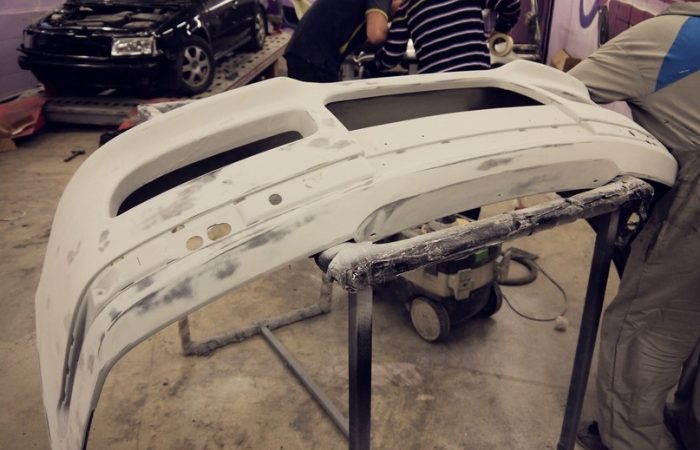 Ремонт бампера своїми руками: пайка, шпаклівка і фарбування |