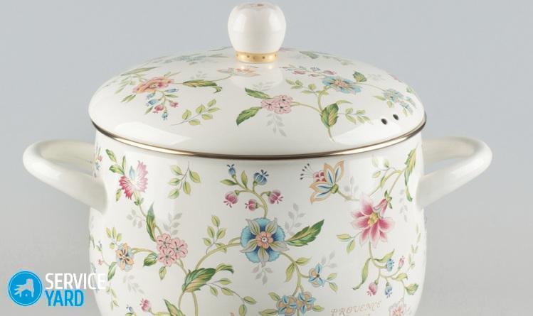 Ремонт эмалированной кастрюли