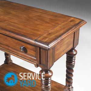 Реставрация лакированной мебели