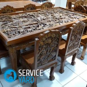 Резная мебель из дерева своими руками