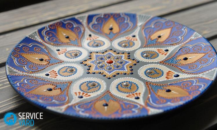 Роспись тарелок своими руками