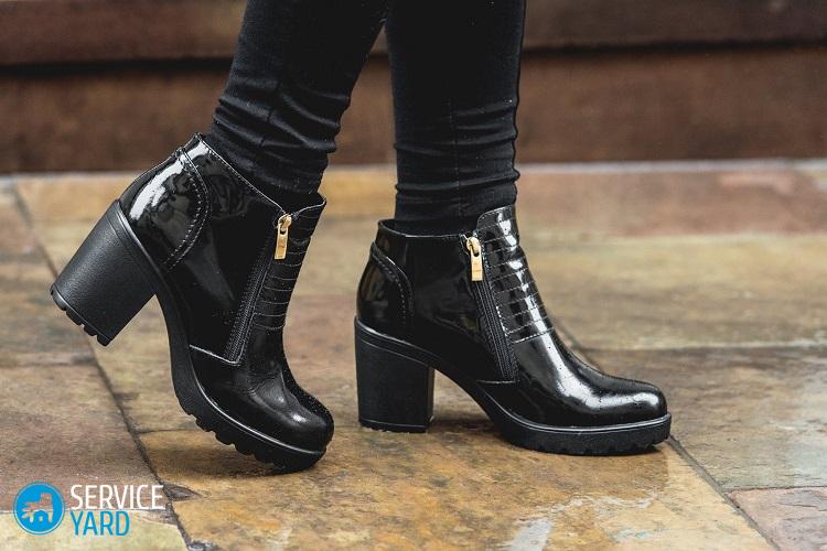 С чем носить лаковую обувь?