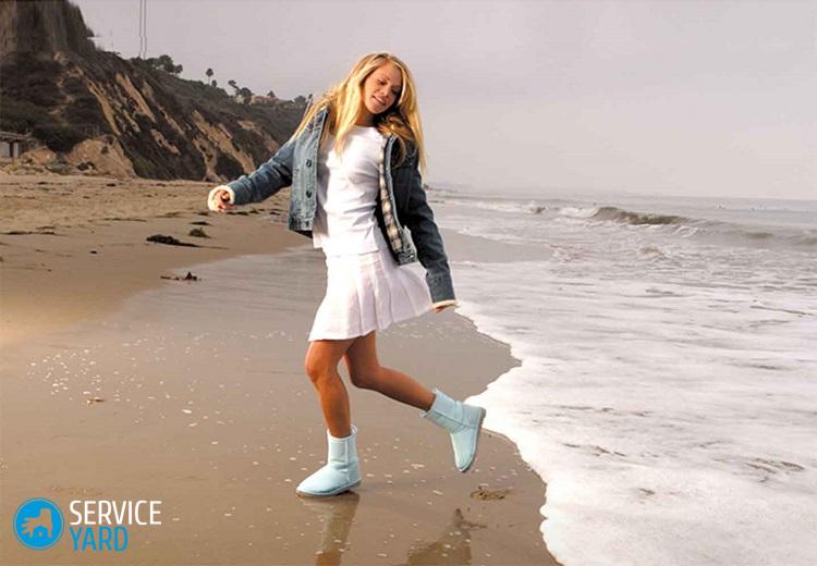 С какой одеждой носить угги?