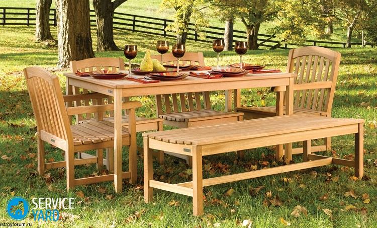 Садовая мебель своими руками