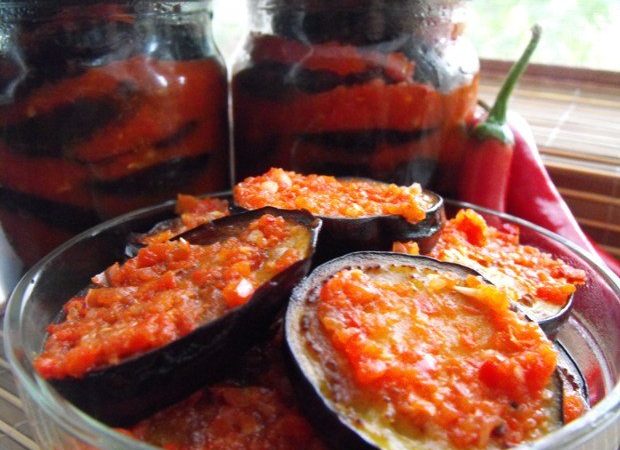 Салат Кобра з баклажанів на зиму