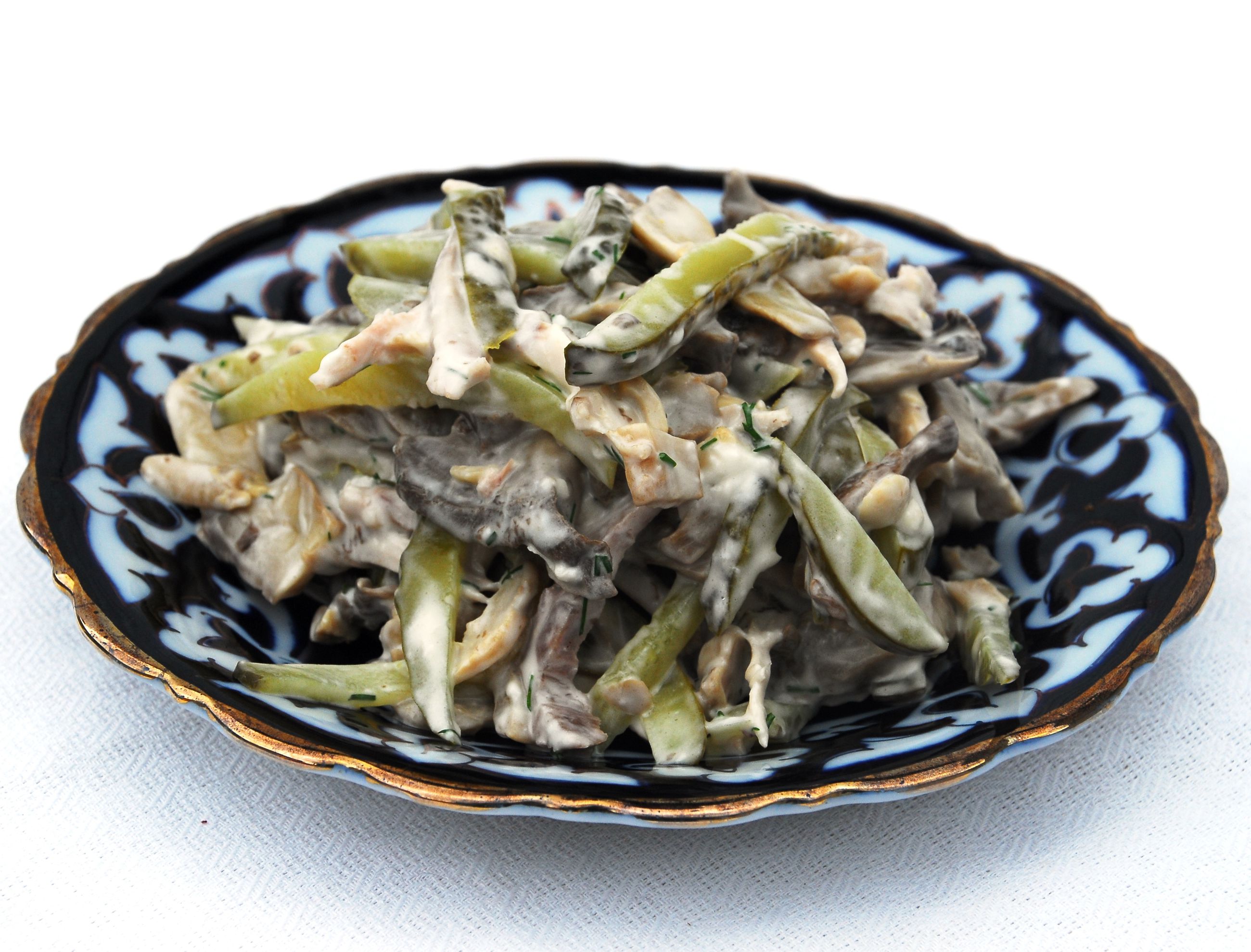 Салат з язиком і печерицями: рецепти з фото покроково Салат з язиком і печерицями: рецепти з фото покроково