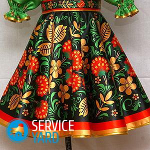 Сарафан матрешки для девочки своими руками