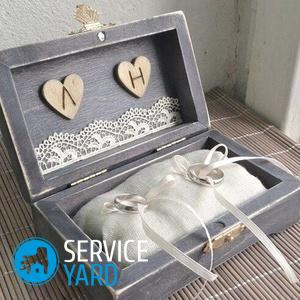 Шкатулка для колец своими руками