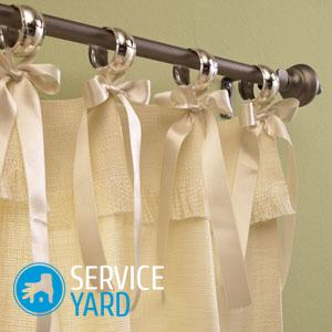 Шторы на петлях своими руками