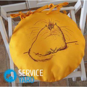 Сидушки на стулья своими руками